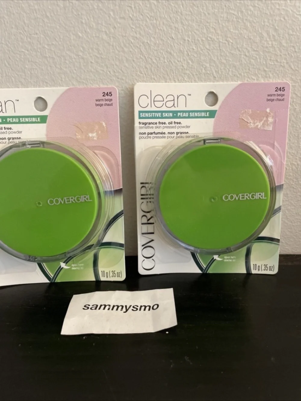 Cover Girl Clean Sensitive Skin Pressed Powder 245 Warm Beige, x2